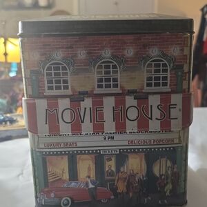Movie House Decorative Tin